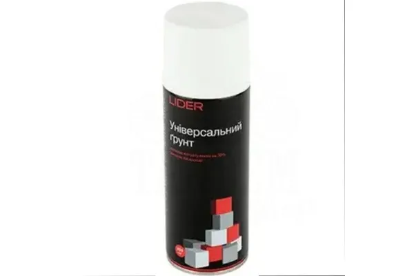  Грунт по металлу в болоне LIDER  (серый)